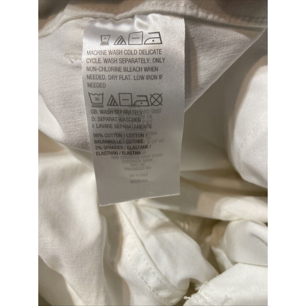 Denim & Co White Plus Size Bermuda Shorts Size 24W - Picture 8 of 8